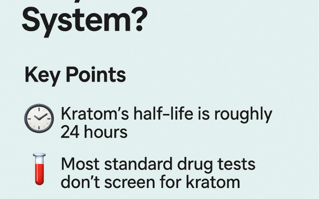 🌿 How Long Does Kratom Stay in Your System?