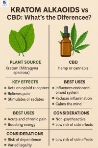 Kratom Alkaloids vs CBD What the Science Says