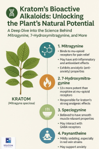 Kratom alkaloids
