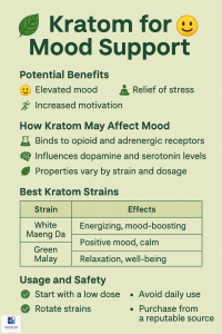 Kratom for mood support