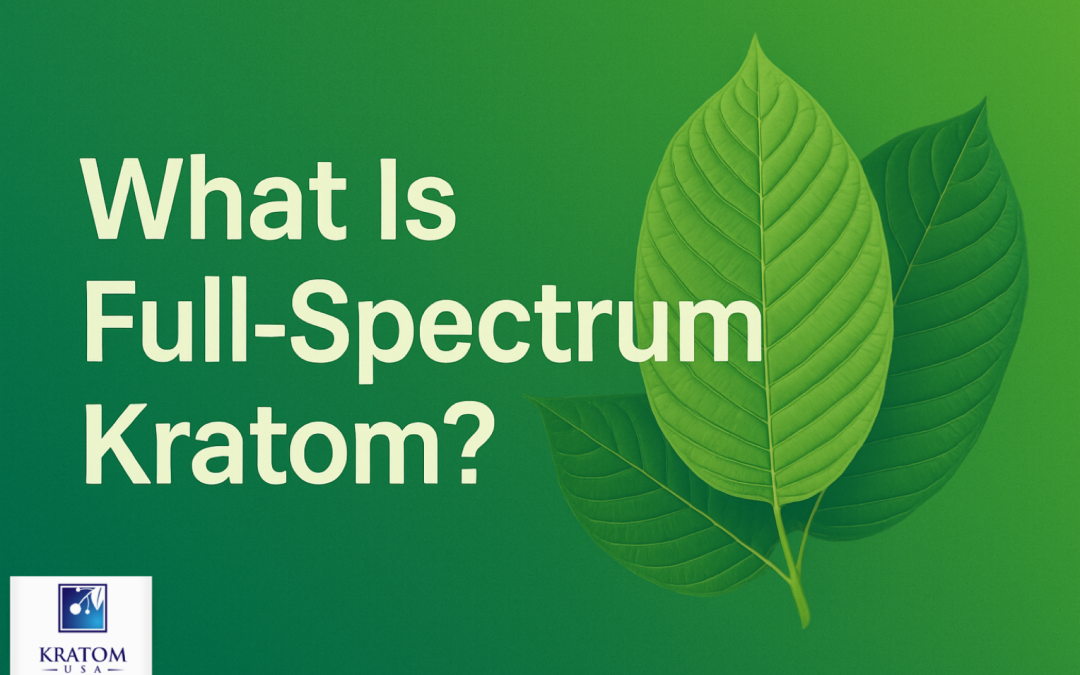 Full-Spectrum Kratom Trumps Synthetic Isolates