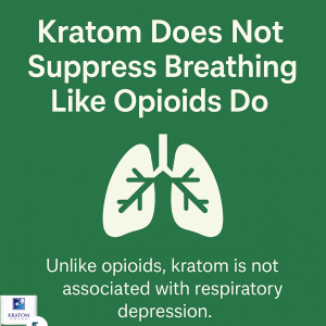 Kratom does not suppress breathing