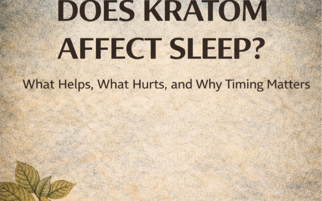 Does Kratom Affect Sleep?
